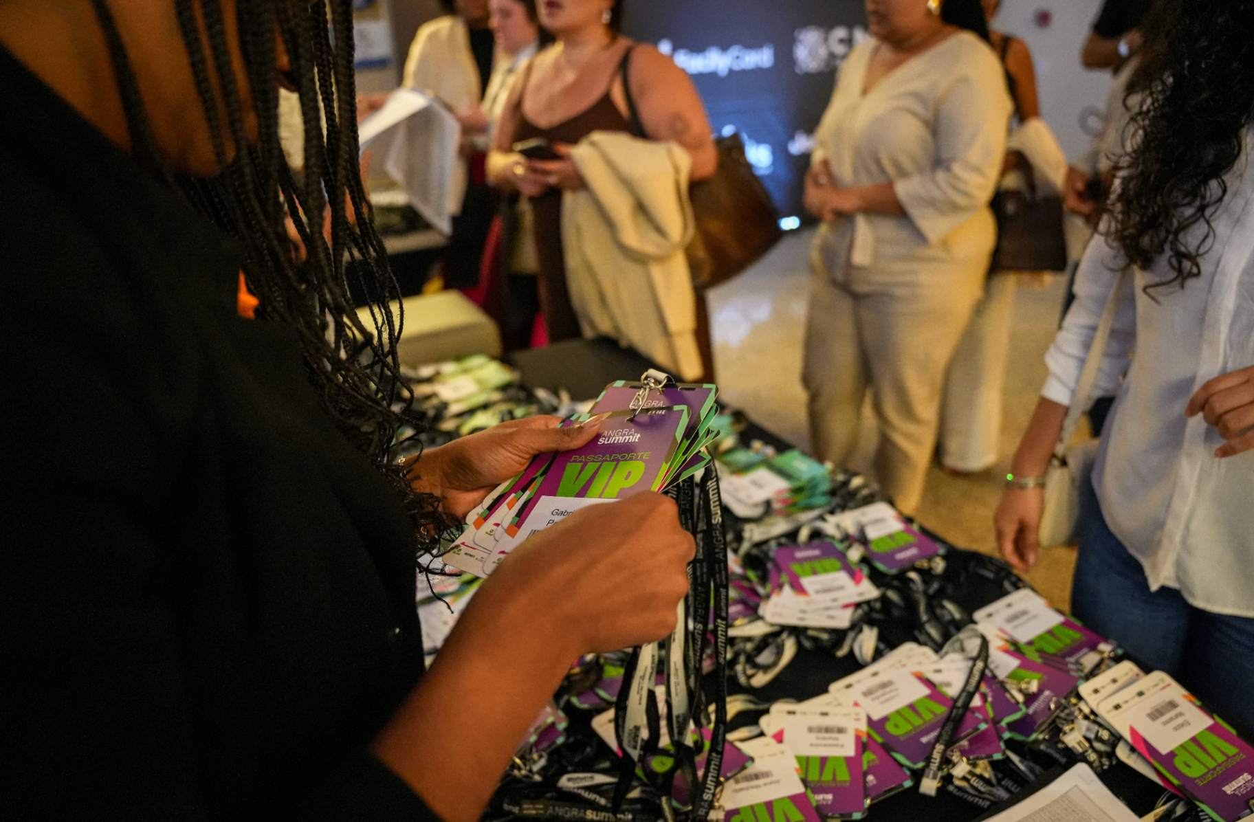 Credenciamento VIP do evento